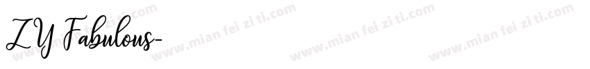 ZY Fabulous字体转换